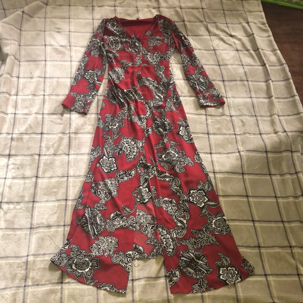 Floral maxi Express dress